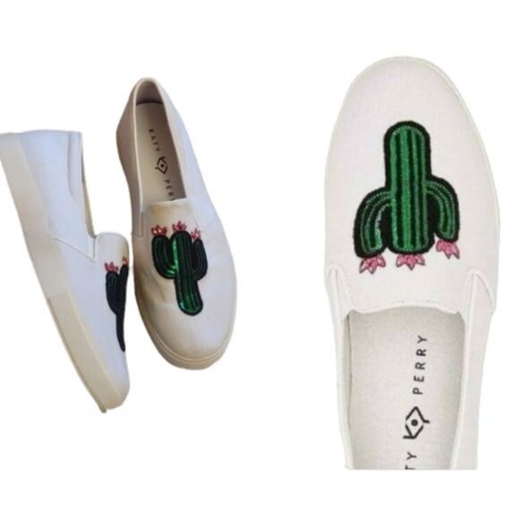 Katy Perry Collections Shoes - Katy Perry sequin cactus slide "The Kerry"